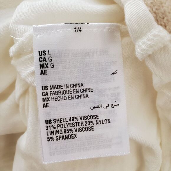 Jeannie Mai x INC Liu Ribbed Cross-Front Sweater sz Lg - Picture 11 of 12